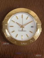 AAA Omega Constellation Yellow Gold Case 34cm Wall Clock - Secure Payment